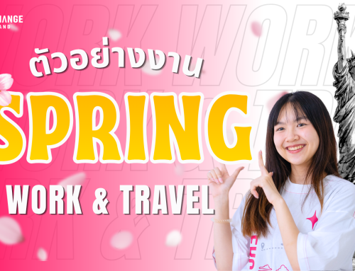 ตัวอย่างงาน Spring Work and Travel